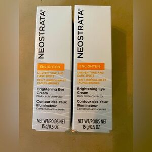 $124 🌟 LOT OF 2 🌟 NeoStrata Enlighten Brightening Eye Cream~FULL SIZE~(0.5 oz)